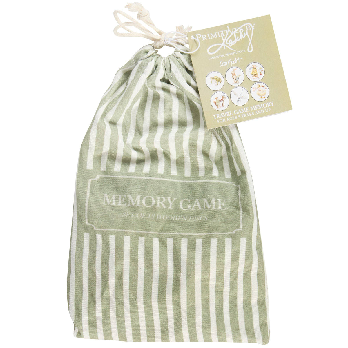 Garden Friends Memory Game w/ Travel Bag