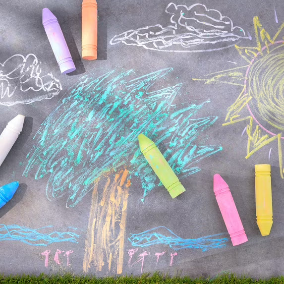 Jumbo Multicolor Sidewalk Chalk