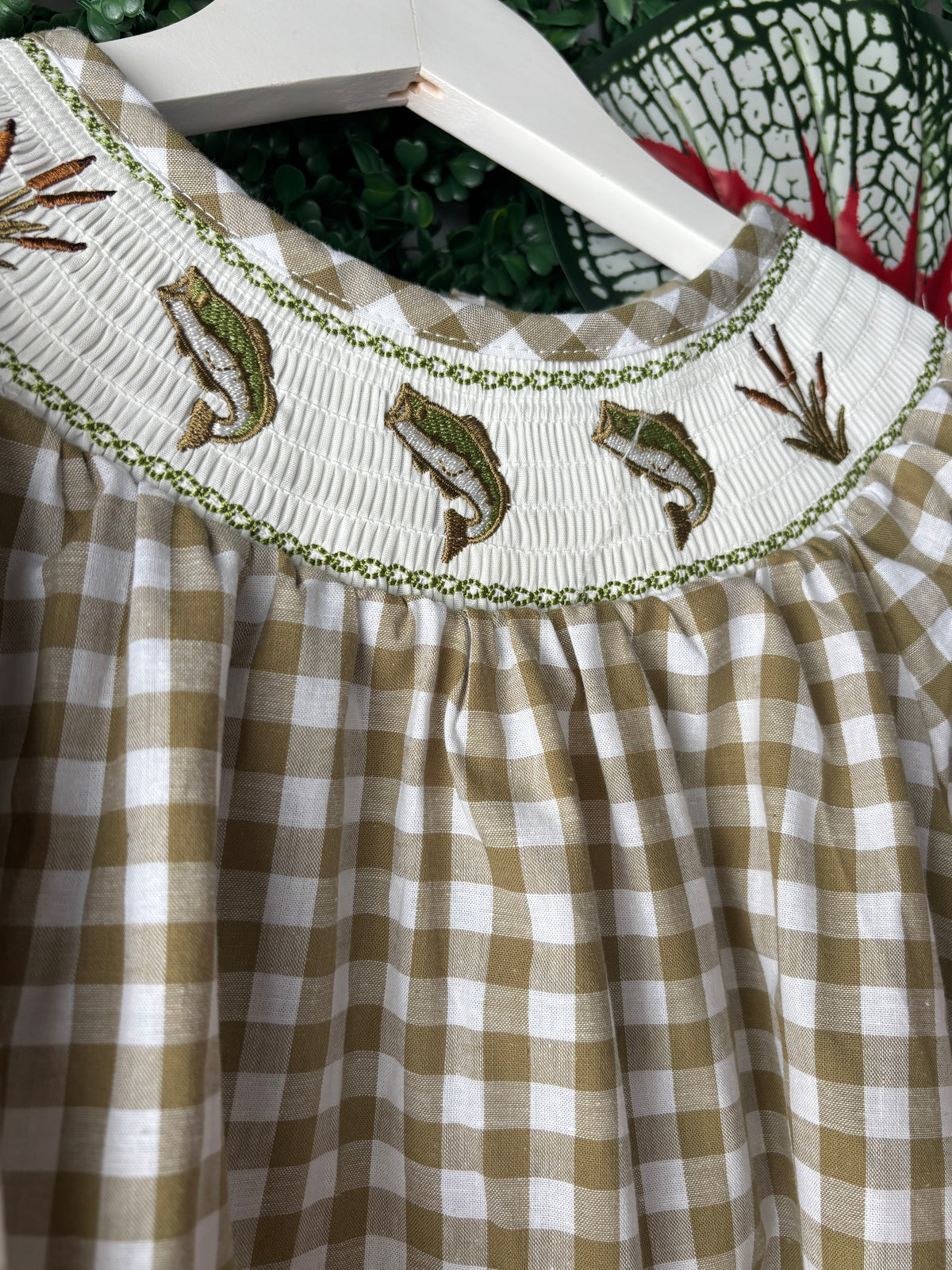 Gingham Bass Dress: 5 Years Old