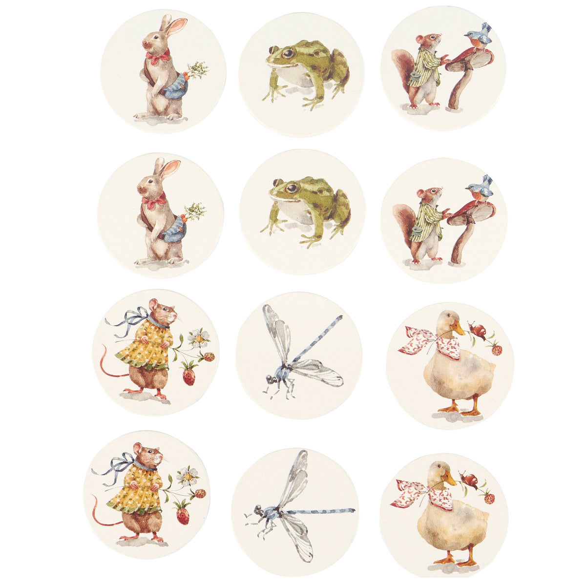 Garden Friends Memory Game w/ Travel Bag