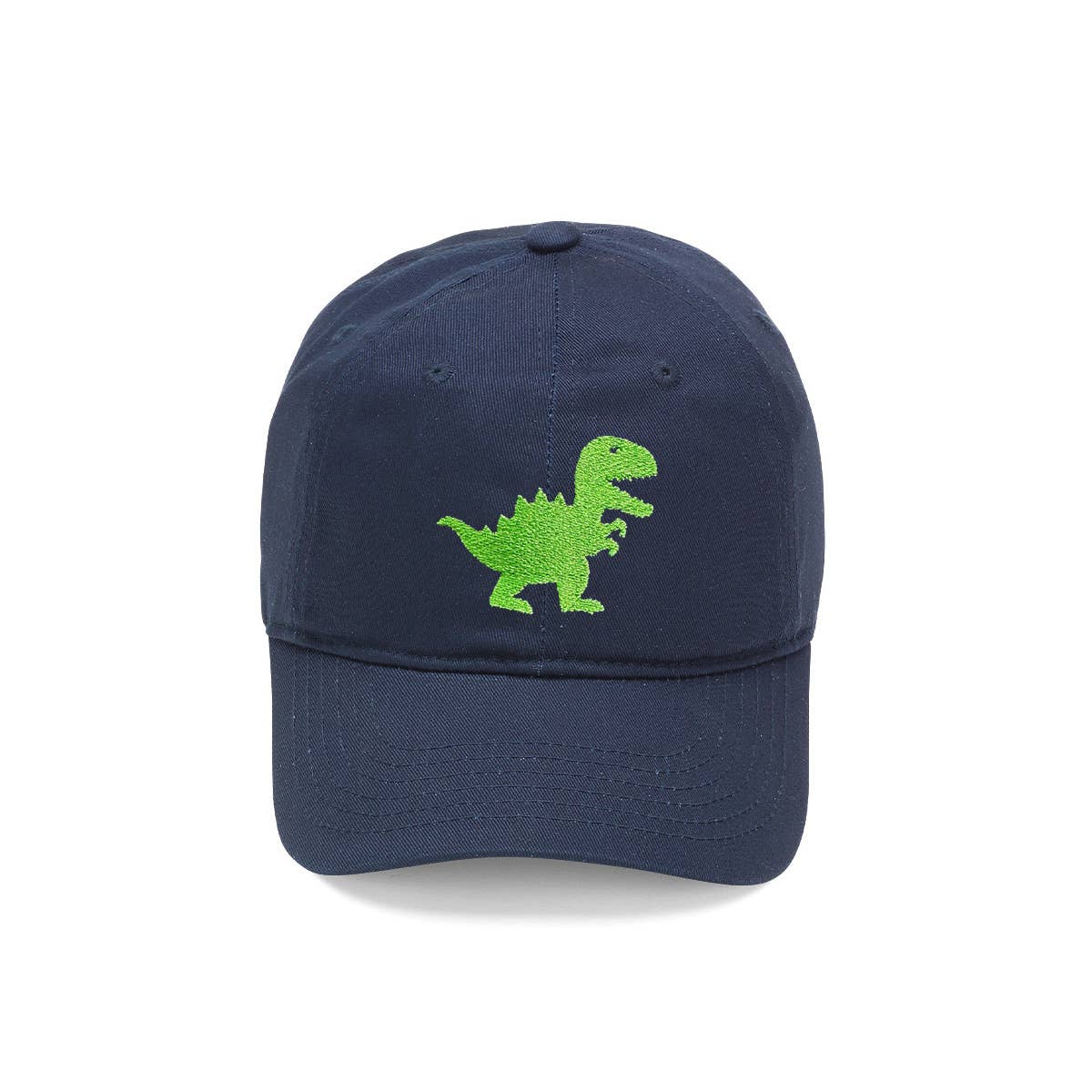 Motif Embroidered Navy Kids' Cap: Crab