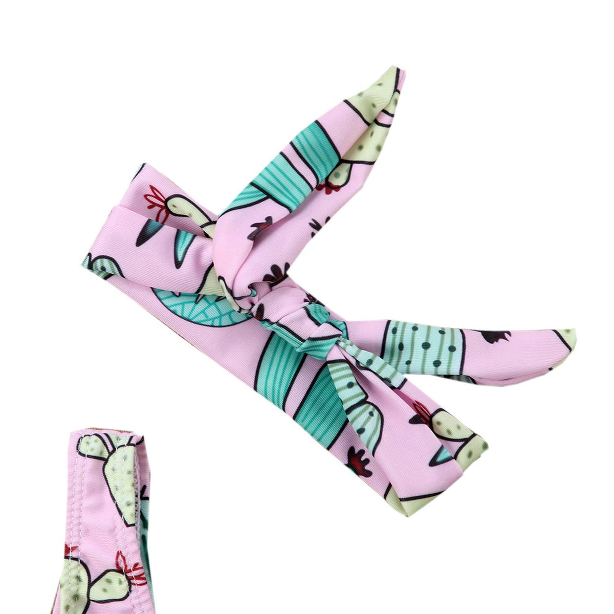Cactus One-Piece Baby Girl Swimsuit & Headband: 3-6 Months
