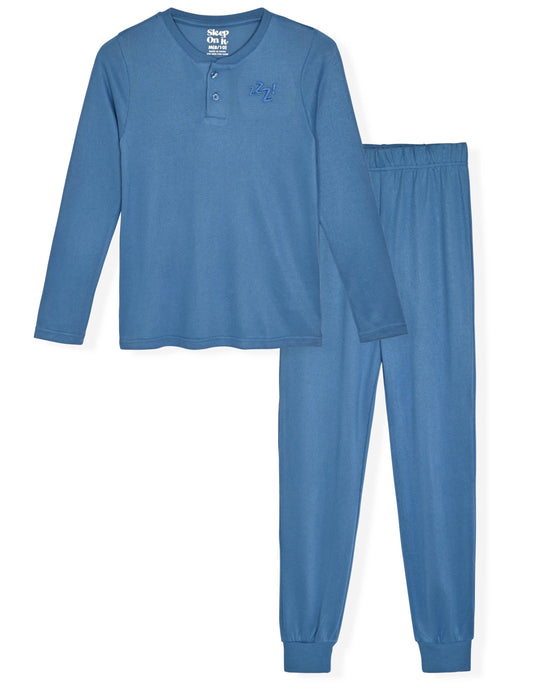 Zzz Embroidery Pajama Set