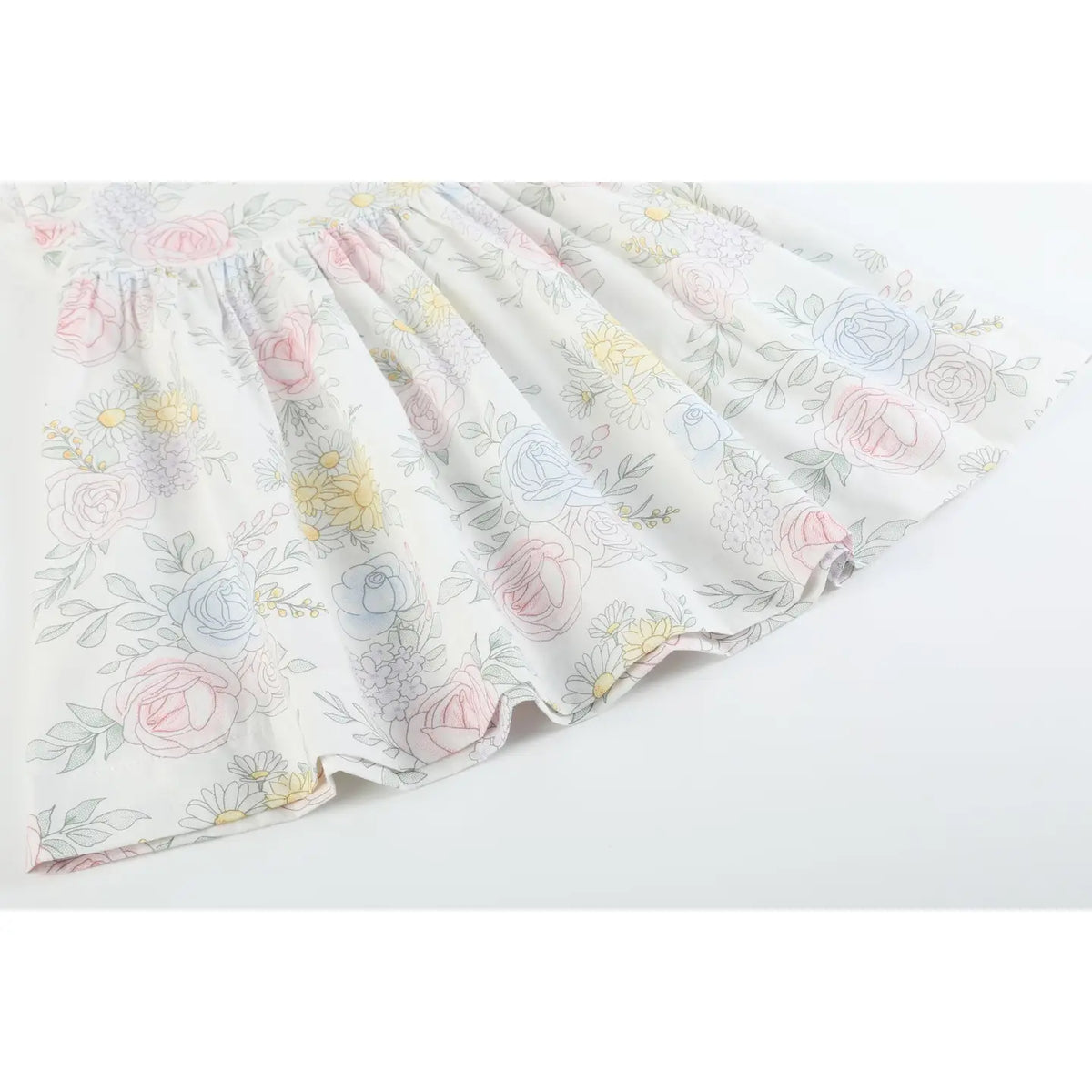 Bouquet Floral Ruffle Dress