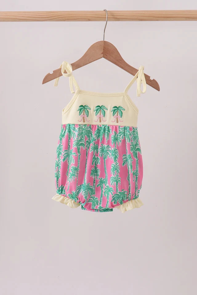 Palm Tree Embroidered Bubble