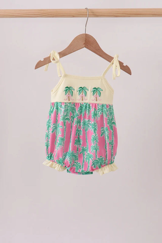 Palm Tree Embroidered Bubble