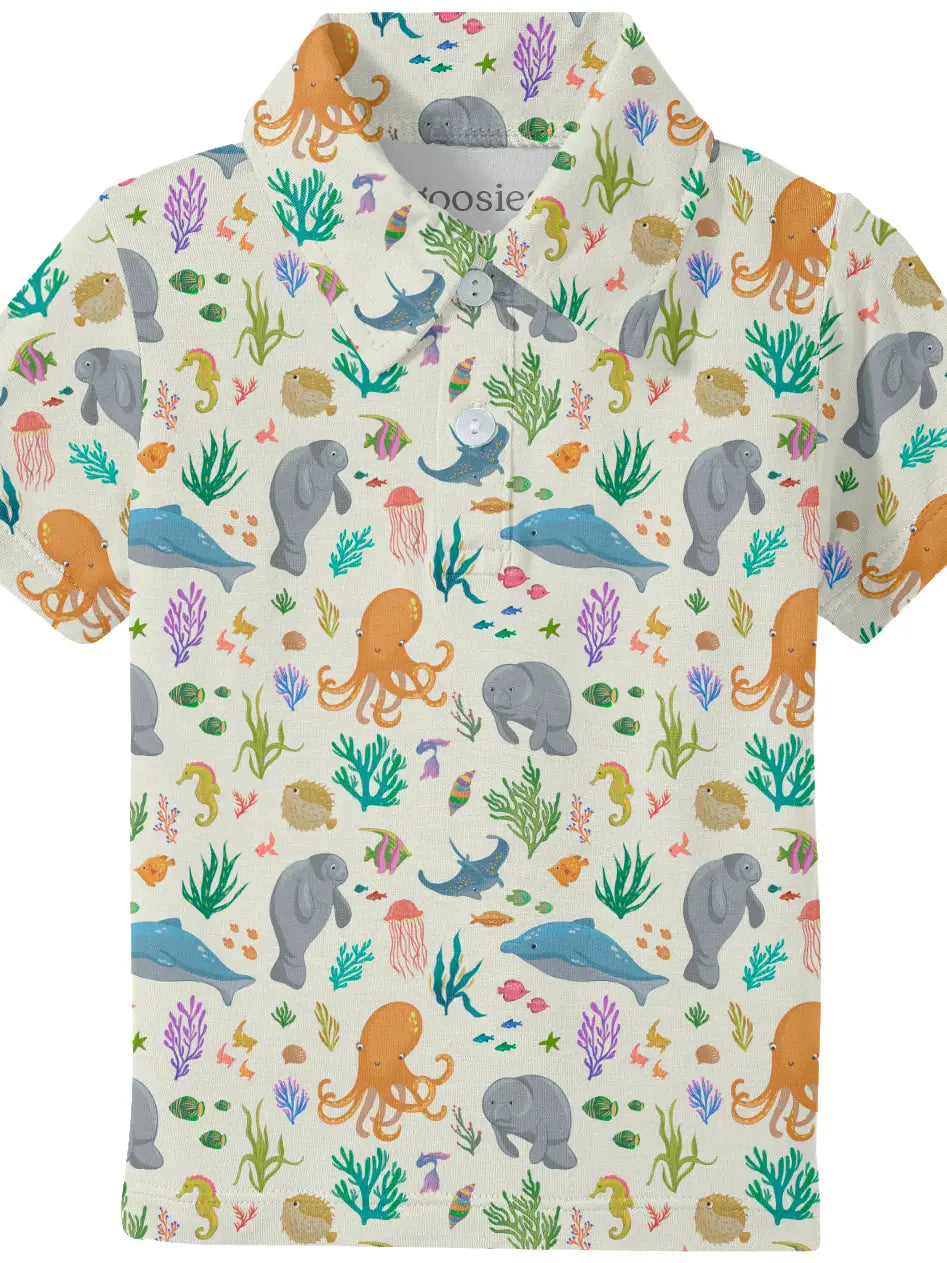 Ocean Friends Ss Polo Shirt