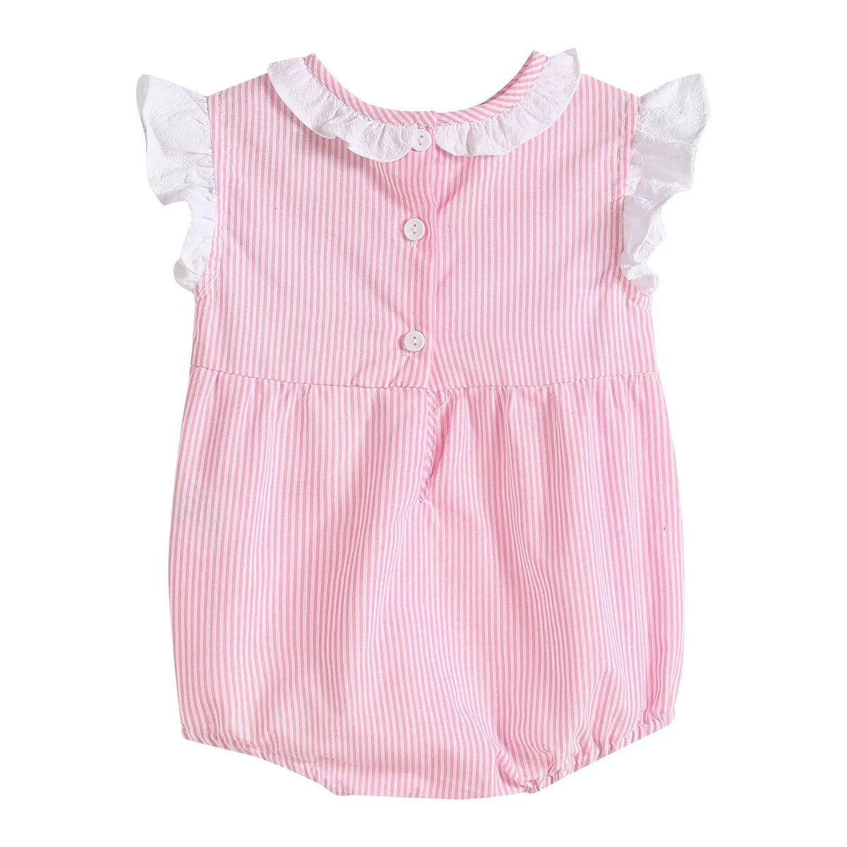 Pink Lil Sister Smocked Romper