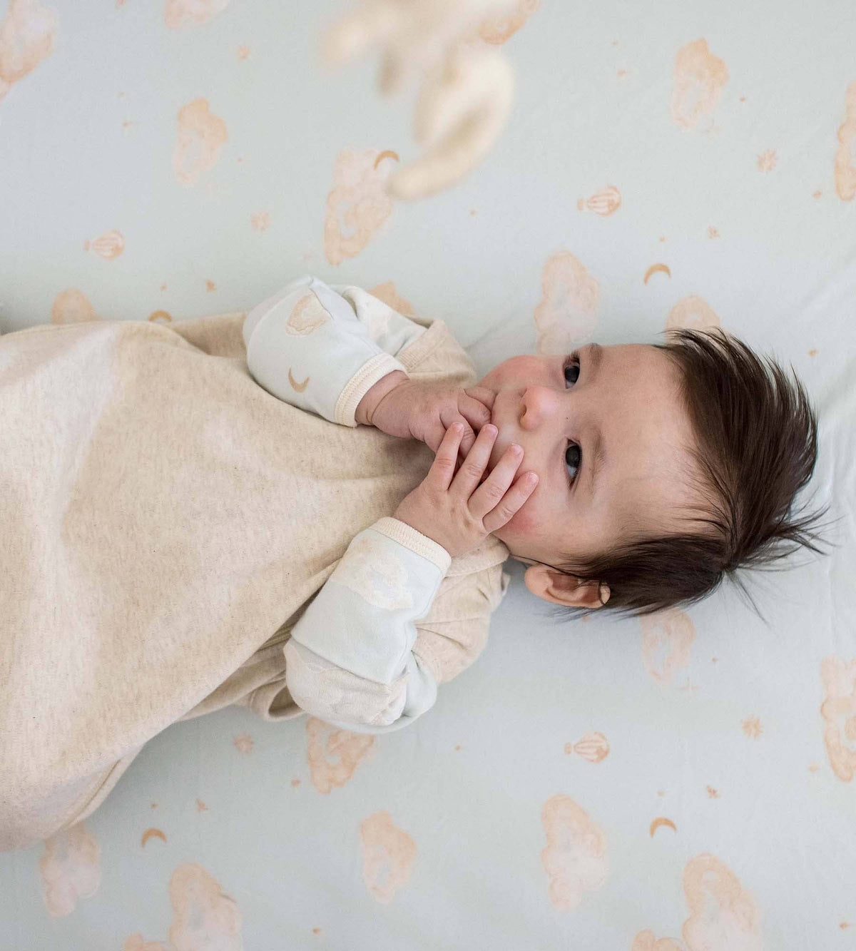Organic Lightweight Wearable Baby Blanket - Oatmeal