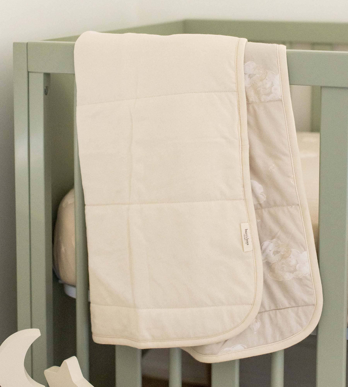Good Night Sky Organic Cotton Reversible Baby Blanket