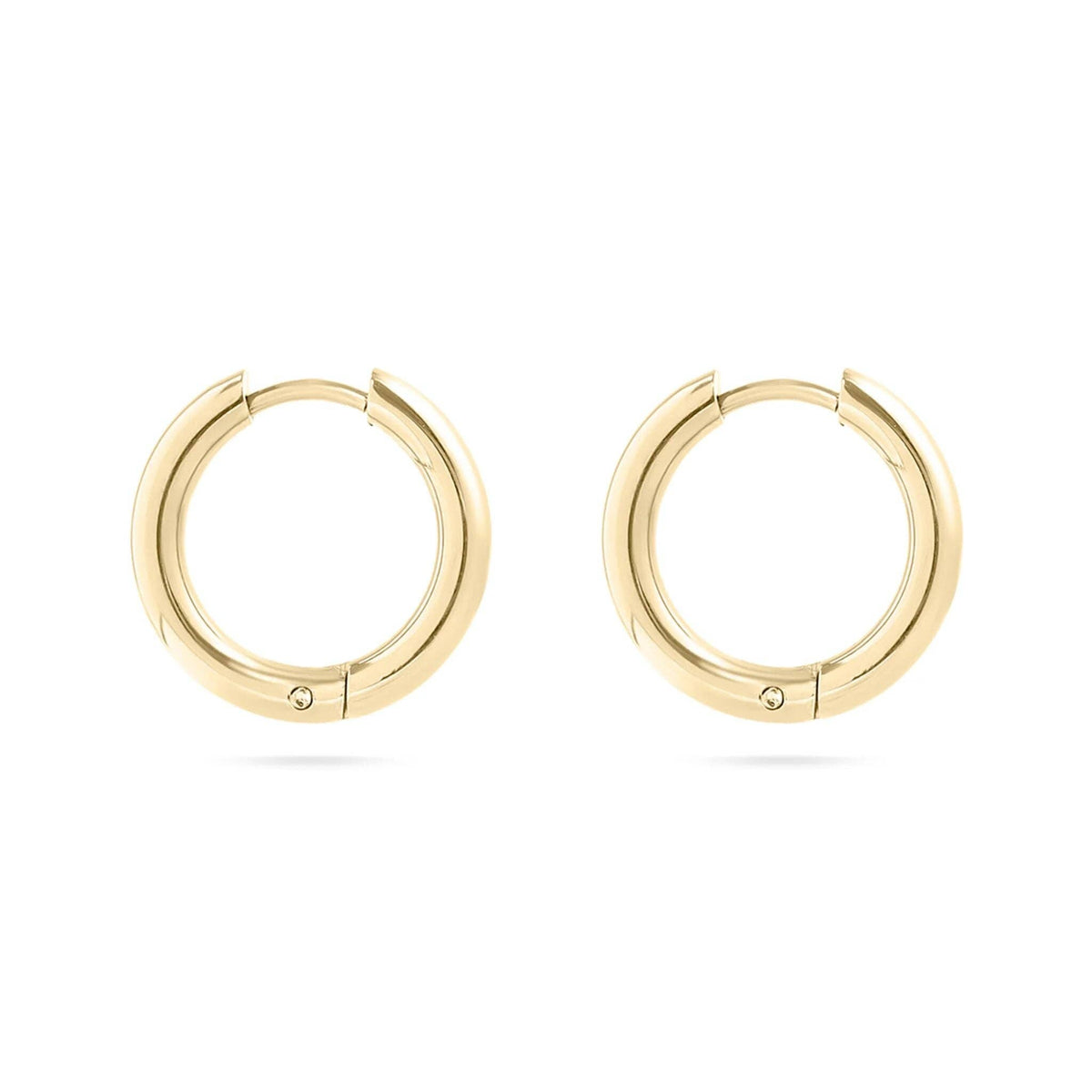 Circle Huggie Hoop Earrings 14K Gold Filled PLUS™