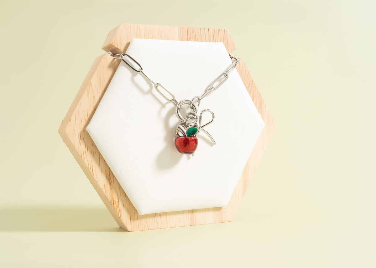 Paperclip Carabiner Charm Holder Necklace